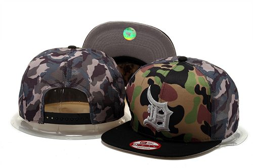 MLB Detroit Tigers NE Snapback Hat #12